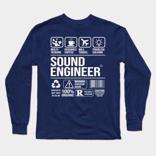 Sound Engineer Long Sleeve T-Shirt